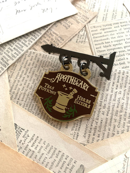 Apothecary Shop Sign | enamel pin