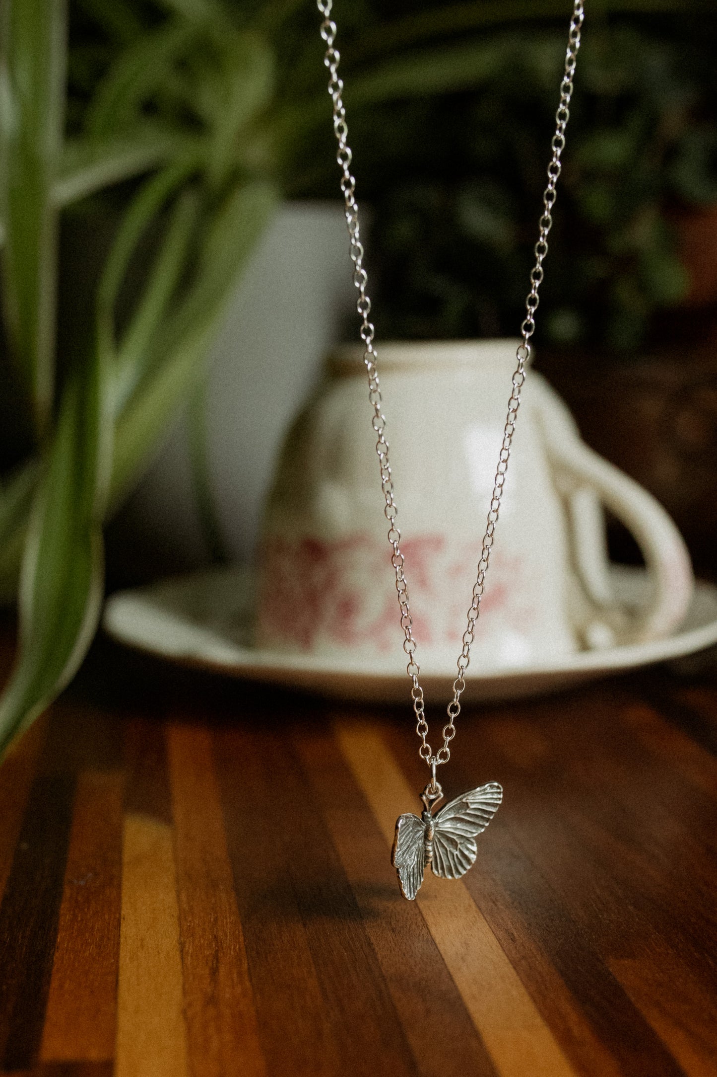 Sterling Silver Butterfly Necklace