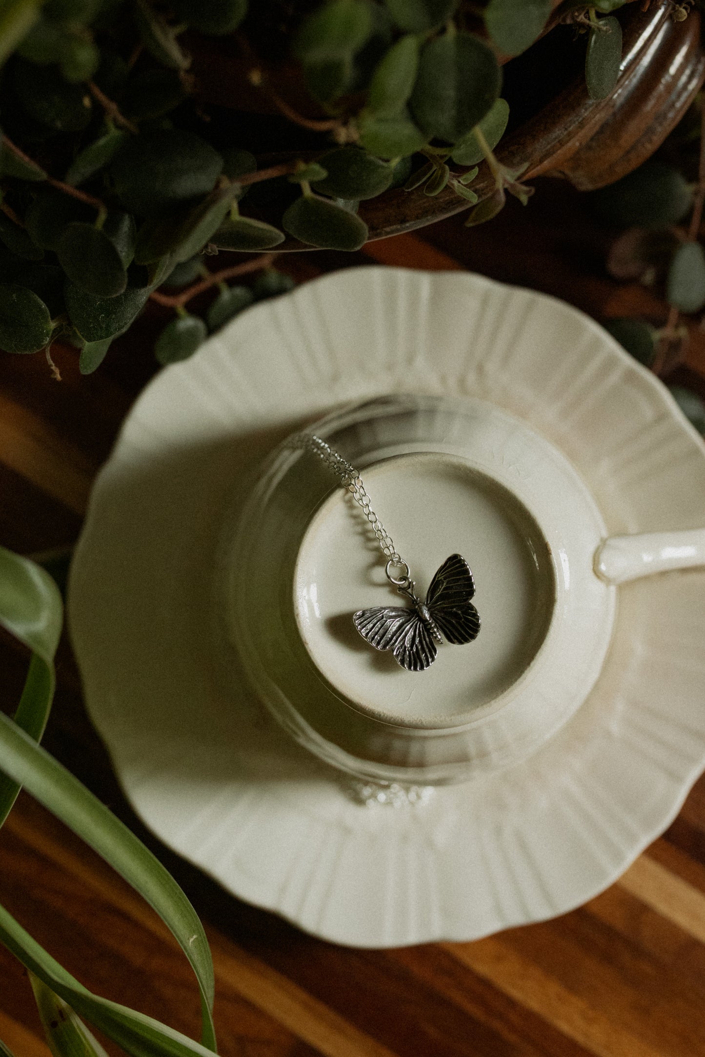 Sterling Silver Butterfly Necklace