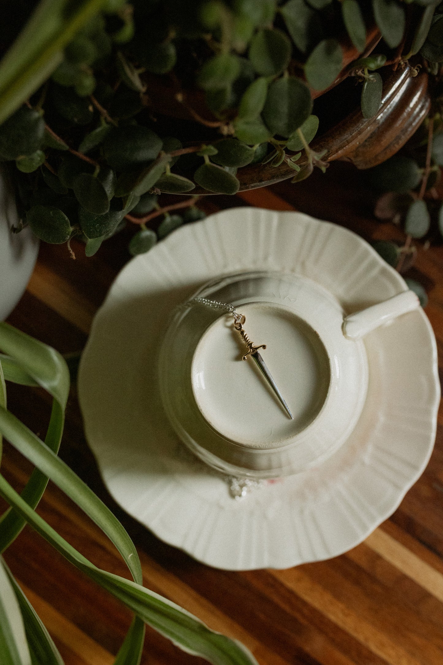 Sterling Silver Sword Necklace