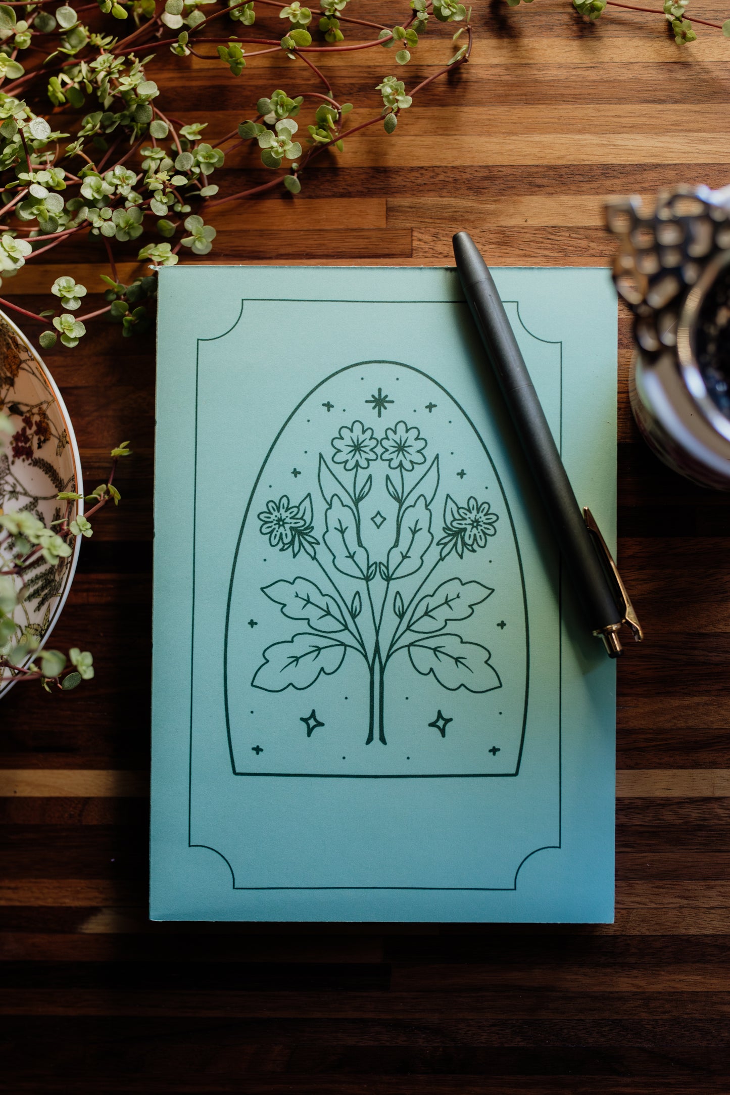 Flower Arch: Softcover Notebook