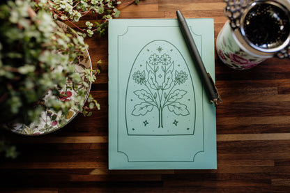 Flower Arch: Softcover Notebook