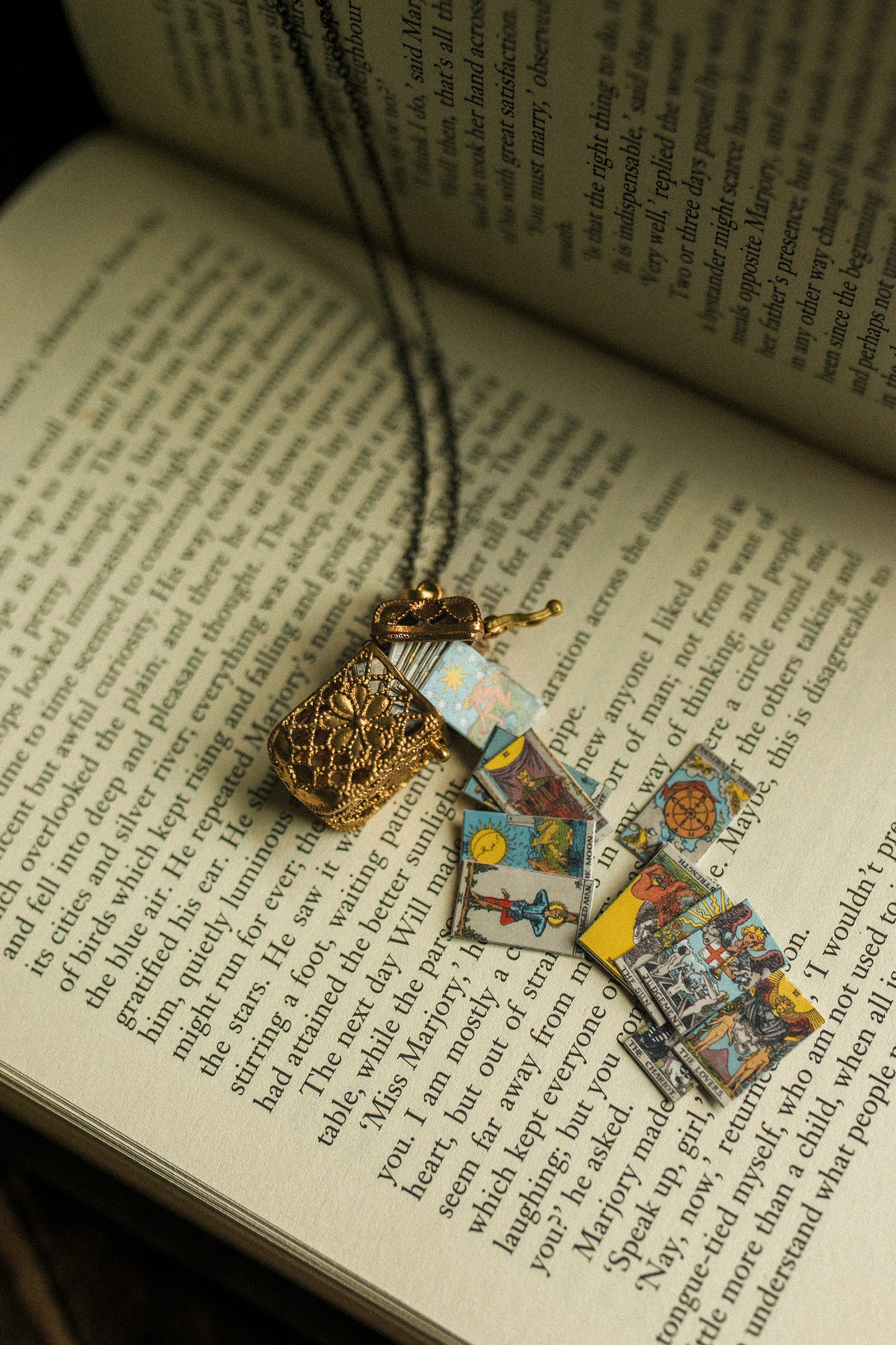 Tiny Tarot Necklace