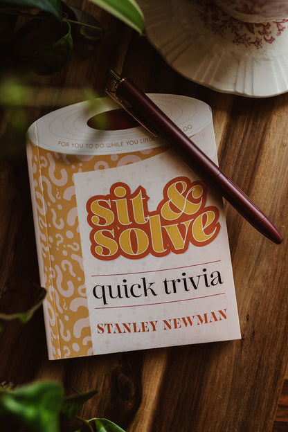 Sit & Solve Quick Trivia