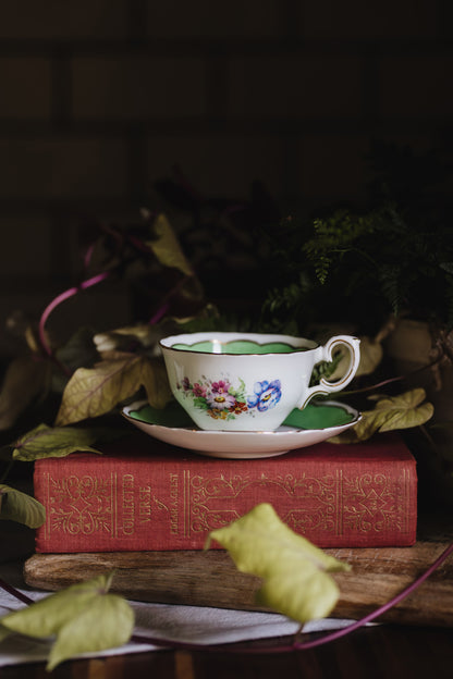 Crown Staffordshire Tea Cup Set - Pre-Loved