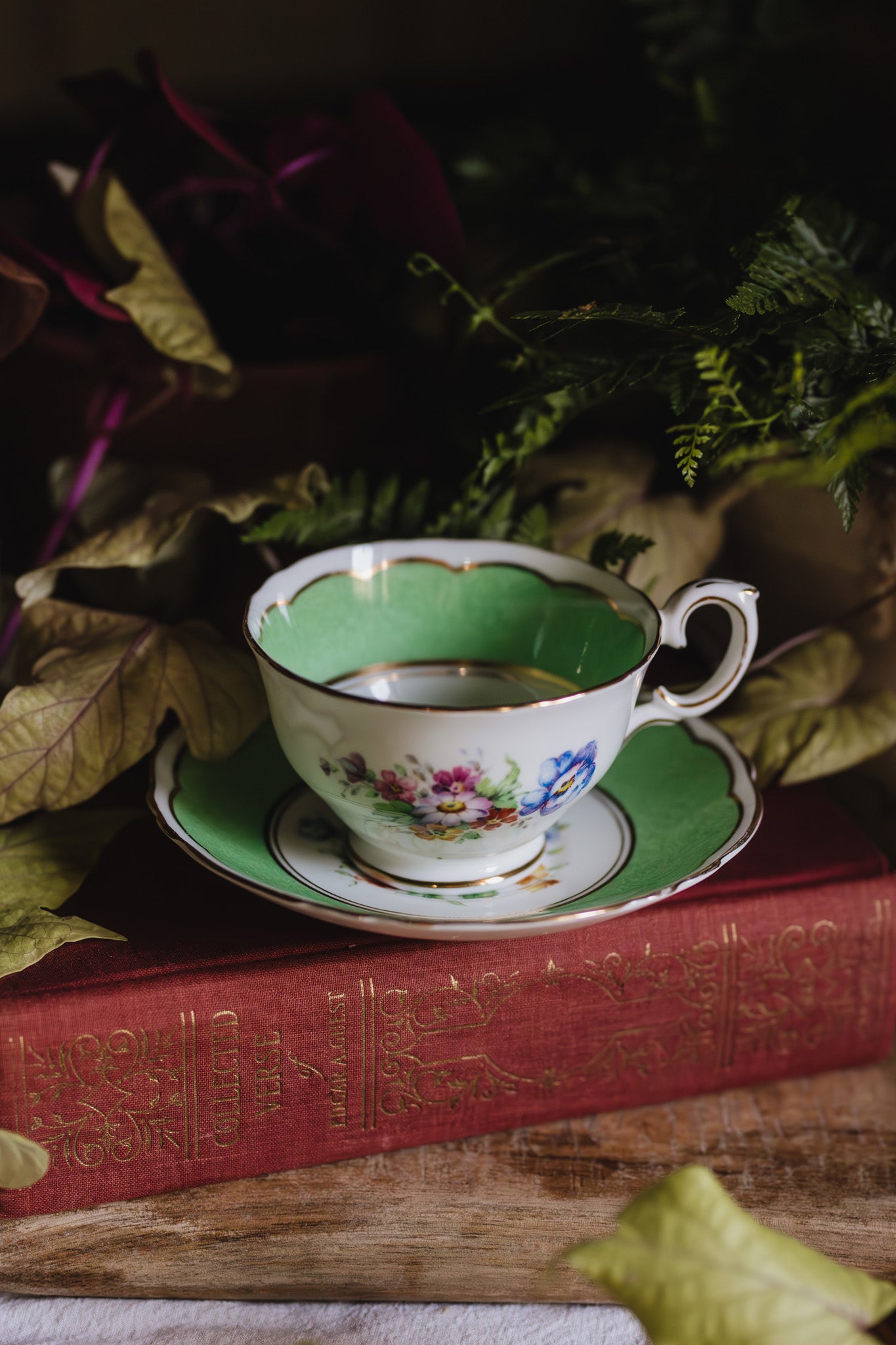 Crown Staffordshire Tea Cup Set - Pre-Loved