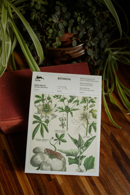 Botanical A5 Note Pad & Writing Paper