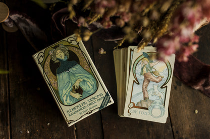 Ethereal Visions: Illuminated Tarot Deck