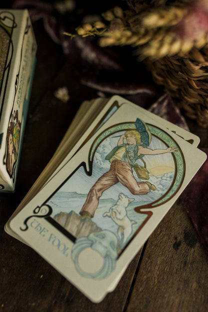 Ethereal Visions: Illuminated Tarot Deck