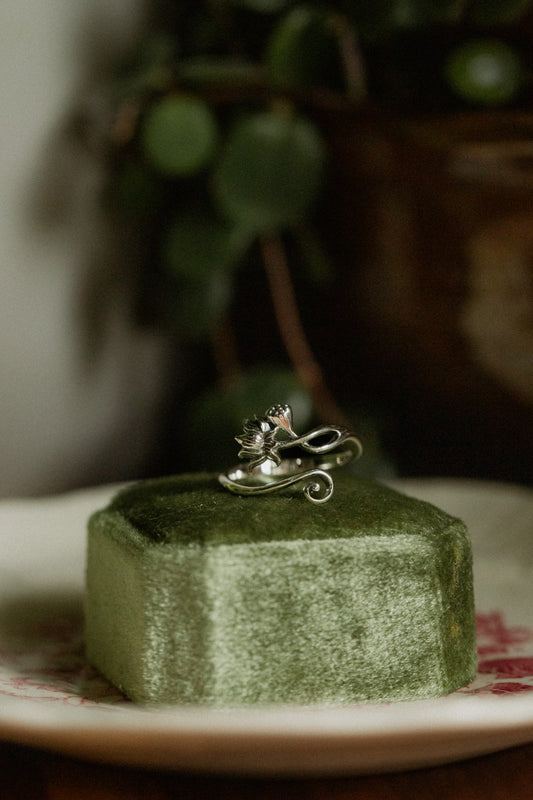 Adjustable Lotus Ring