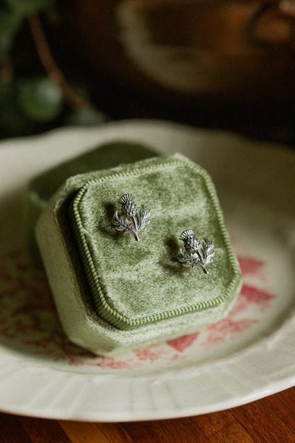 Thistle Post Earrings