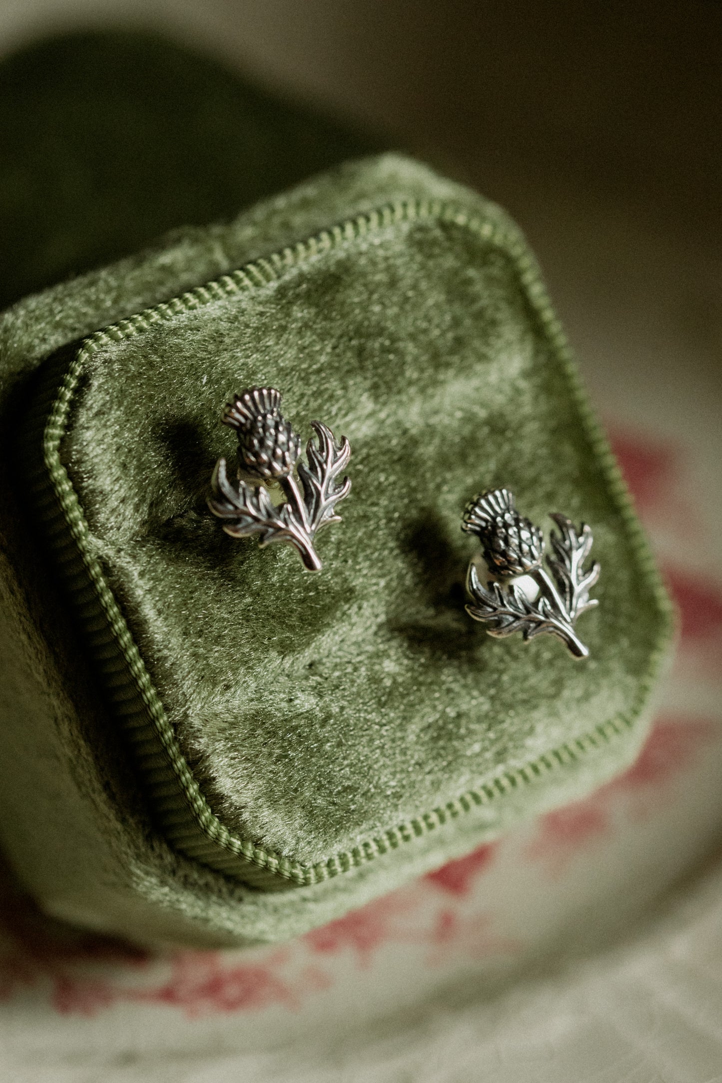 Thistle Post Earrings