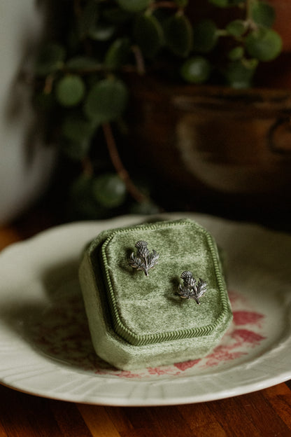 Thistle Post Earrings